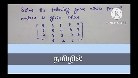 Game theory/saddle point/value of the game/OR/RMT/operations research/Resource management Techniques