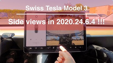Side view mirrors in Update 2020.24.6.4 in Swiss Tesla Model 3 !!!
