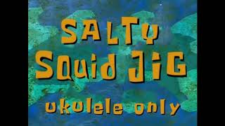 Spongebob Music Salty Squid Jig Ukulele Only