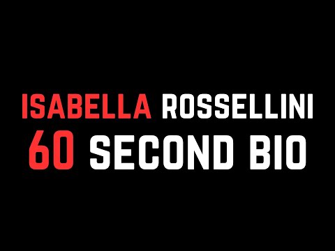 Isabella Rossellini: 60