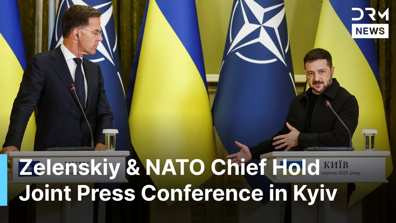 FULL SPEECH: Zelenskiy & NATO Chief Hold Joint Press Conference in Kyiv Amid Ongoing War | AC1B