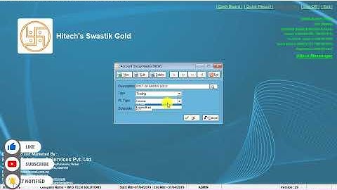 How to Make Account Group in Swastik | Group in Swastik accounting Software