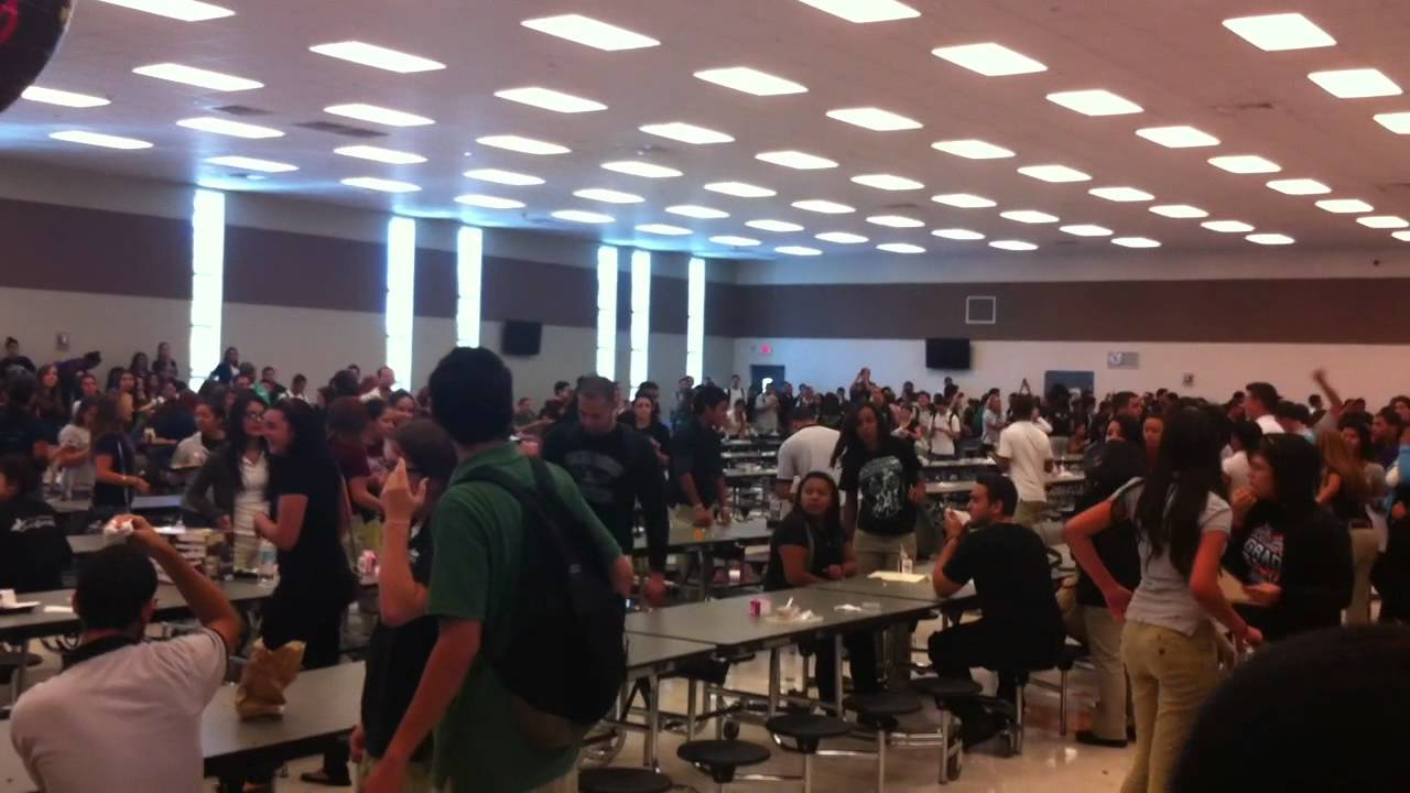 Hialeah Gardens High School First Food Fight Ever Part1 Youtube