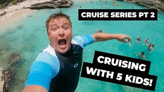 CRUISING WITH 5 KIDS | Part 2-Cozumel - Grand Cayman - Jamaica | TRAVELING WITH A LARGE FAMILY