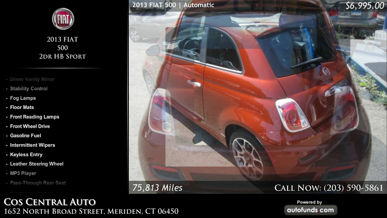 Used 2013 FIAT 500 | Cos Central Auto, Meriden, CT
