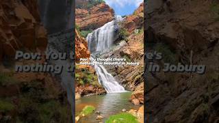 Bet you didn't know about this waterfall in Joburg #southafrica #travel #johannesburg #joburg #food