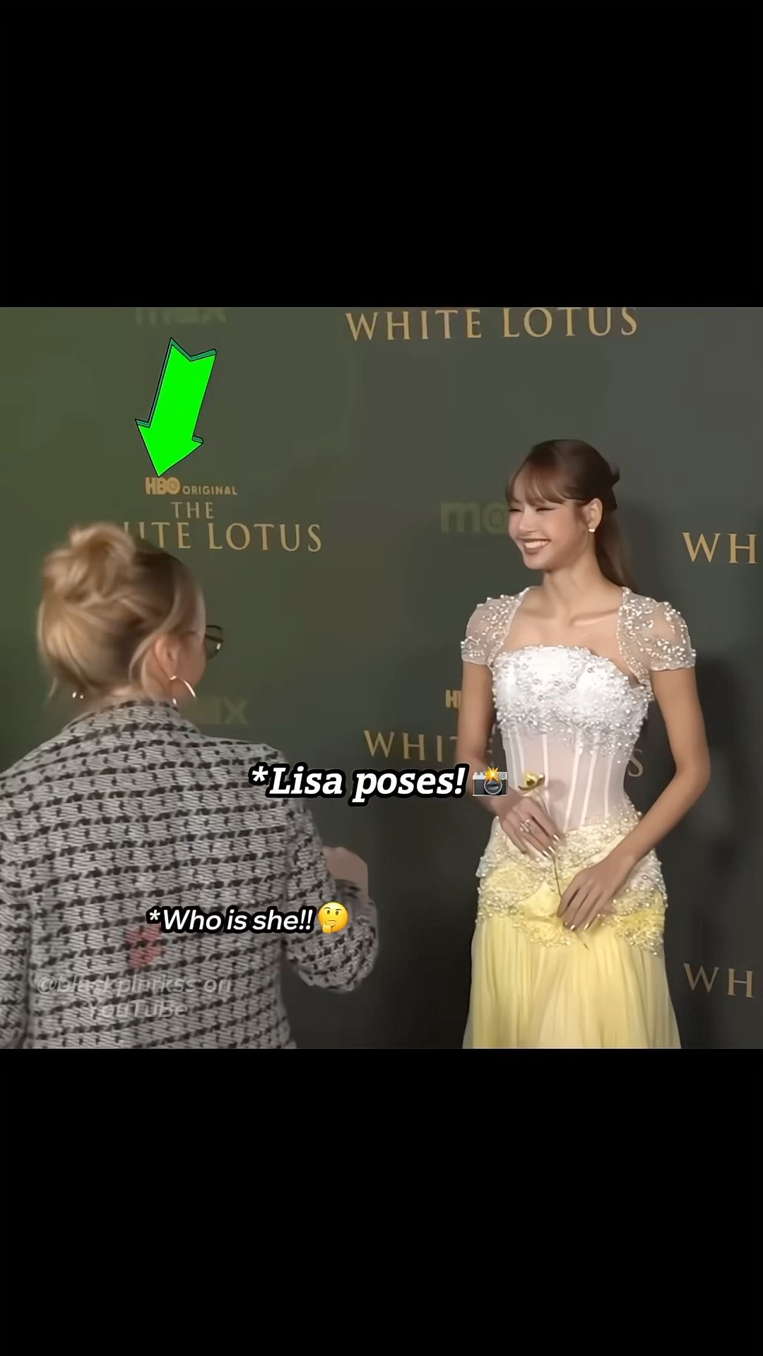 Photographers angry someone passed in front of Lisa! ?? #blackpink #lisa