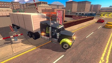 TRUCK SIMULATOR 2019 (by GT Action Games) - simulation game, android gameplay