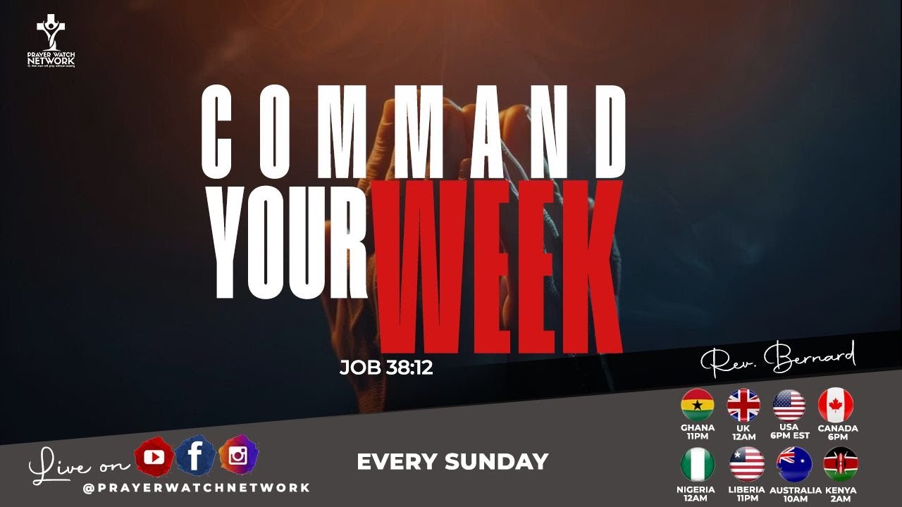 Command your week -- With Rev Bernard - YouTube