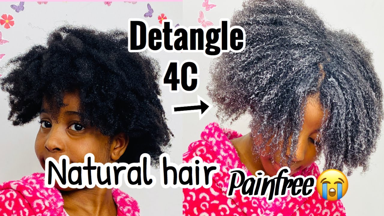 DETANGLING 4C HAIR YouTube
