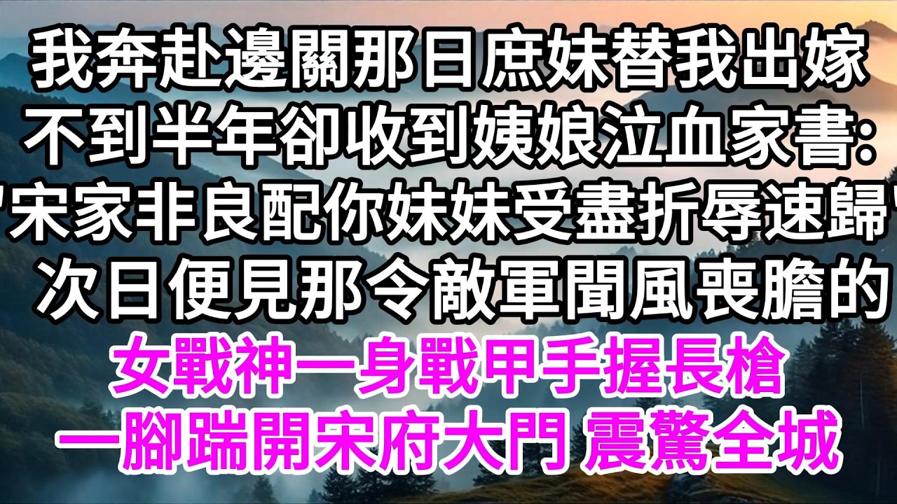 我奔赴邊關那日庶妹替我出嫁，不到半年卻收到姨娘泣血家書，