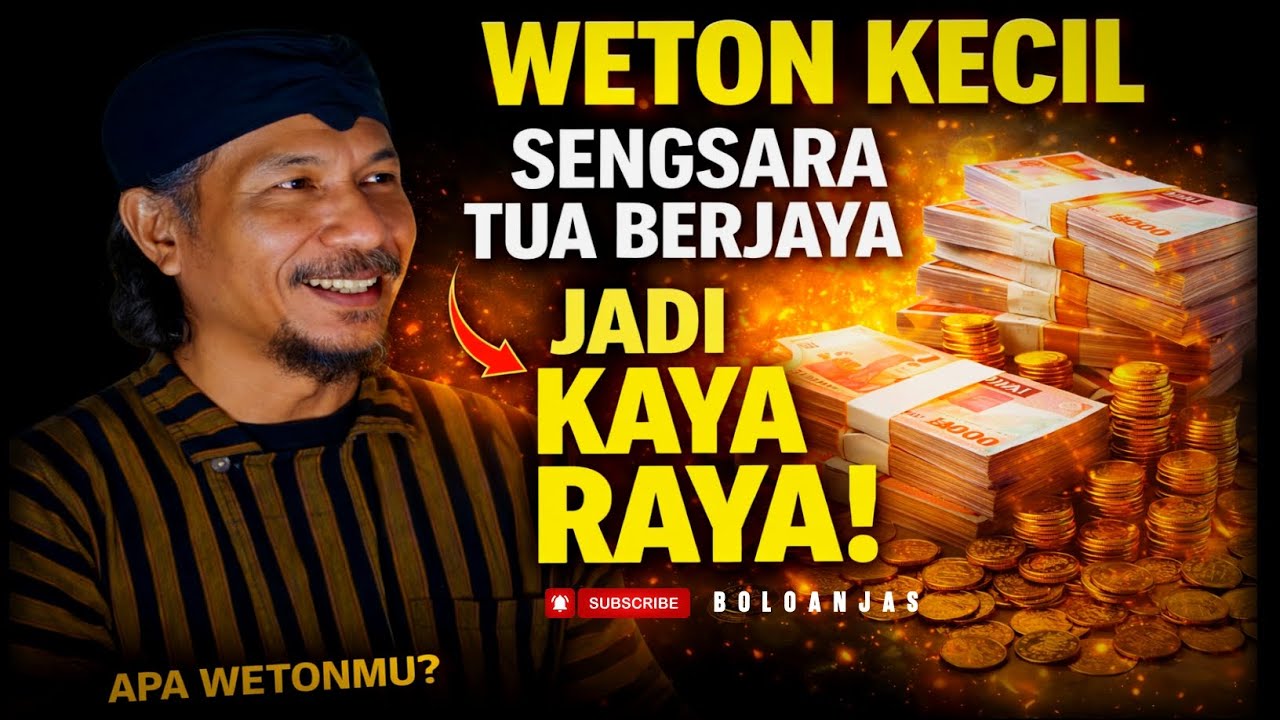 WETON KECIL SENGSARA TUA BERJAYA dan KAYA RAYA! Rahasia Takdir Menurut Primbon Jawa
