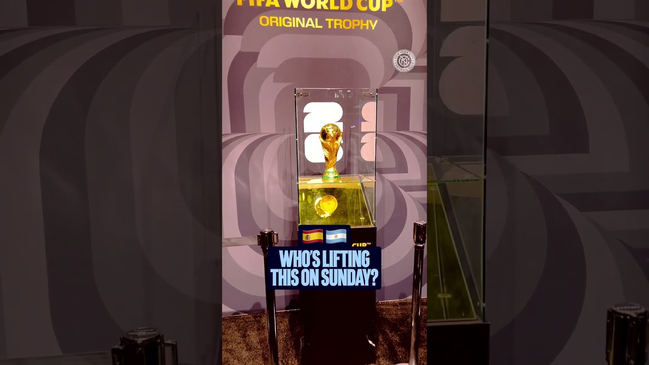 Sunday's prize 🏆🌎 #nycfc #mls #fifaworldcup #worldcup #worldcuptrophy #footballedits
