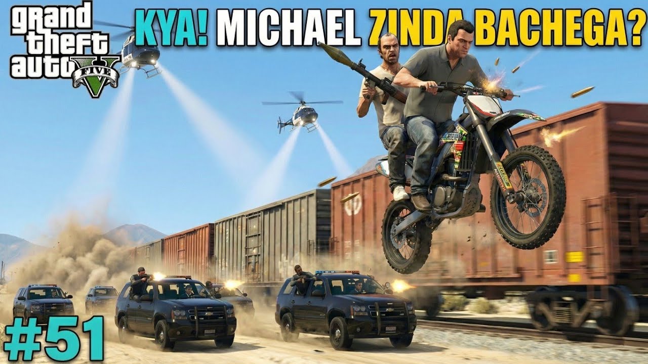 MICHAEL ESCAPING FROM GANGSTER  DUGGENBOSS SECRET JAIL AND HIDING HIMSELF | GTA V GAMEPLAY #51