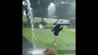 Lightning Missed The Target By Few Inches