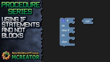 If Statements & Not Blocks | MCreator Procedure Series