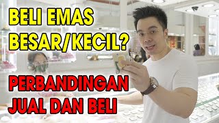 Perbandingan Jual dan Beli Emas Ukuran Besar atau Kecil Untung Mana?
