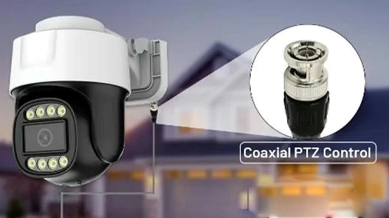 Telecamera con Cavo Coassiale Ptz Bnc con Audio Integrato