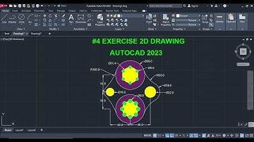 AutoCAD 2D Exercise #4 - A Quick & Easy Guide