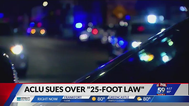 ACLU lawsuit says new Indiana law prevents officers from being held accountable