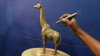 How to make giraffe | Giraffe making with clay | clay modelling