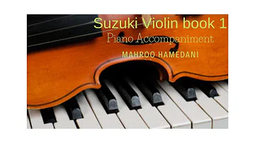 Suzuki violin book 1, piano accompaniment, Minuet no.2