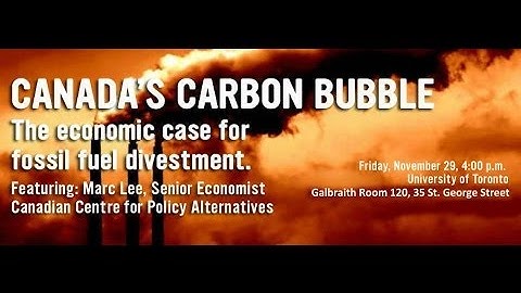 "The Case for Divestment" with Marc Lee, Senior Economist, CCPA