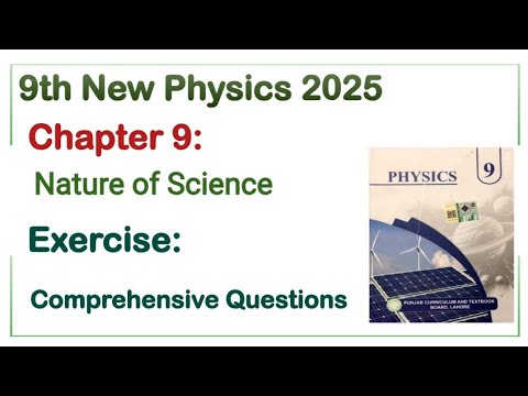 9Th Class Physics New Book 2025 Chapter 9 || Exercise Comprehensive ...