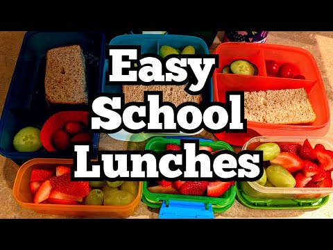 Easy School Lunches - from Somewhat Simple