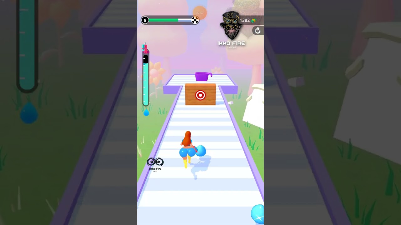 NOOB vs PRO vs HACKER 🎮  Squirt Gun Girl: Garden Runner 💦 Gameplay 🔫 MAX LEVEL in Squirt Gun Girl