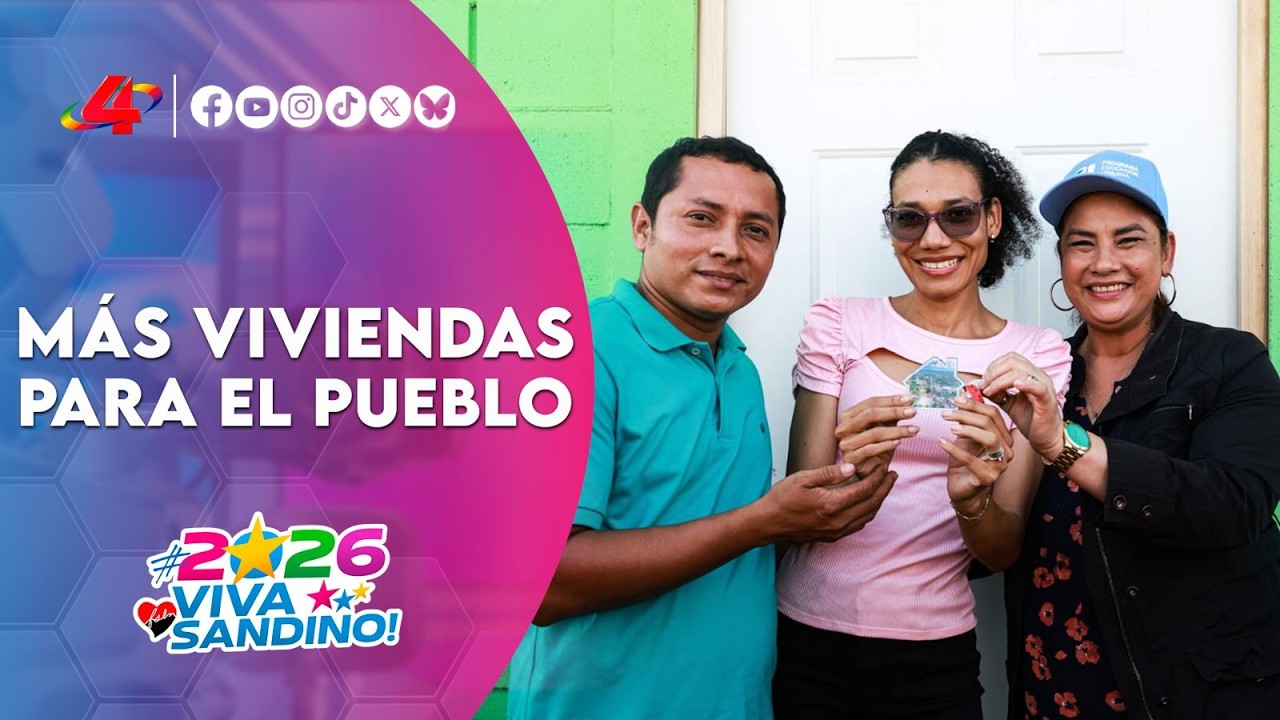 Alcaldía de Managua: entrega de 100 viviendas en Urbanización Caminos del Río 🏠