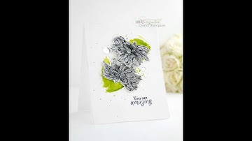 Unity Quick Tip: Watercolor Swatch Floral Card