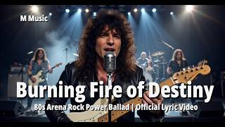 Burning Fire of Destiny – 80s Rock Epic Love Anthem | Official Lyric Video