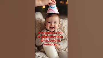 It is better to fail in originality than to succeed in imitation. #motivation #thosewhoinspire