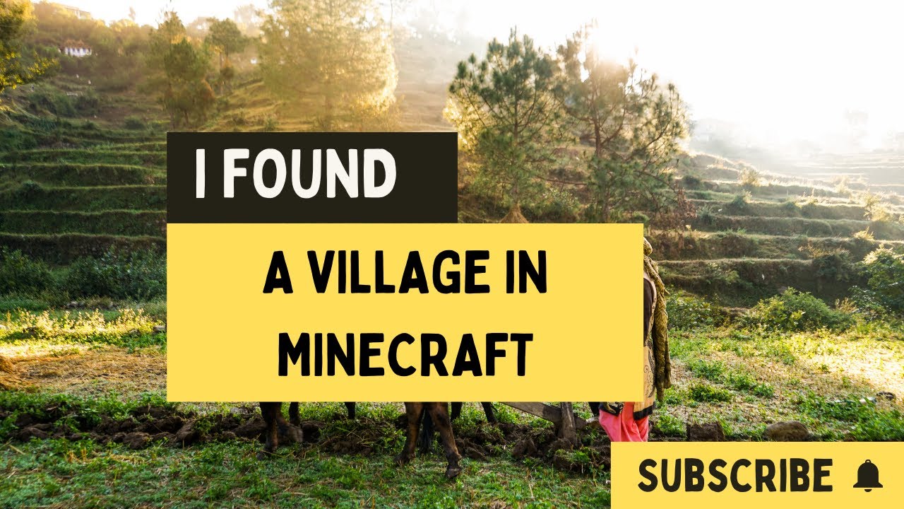 First day in minecraft and found a village || #2 #minecraft #like # ...