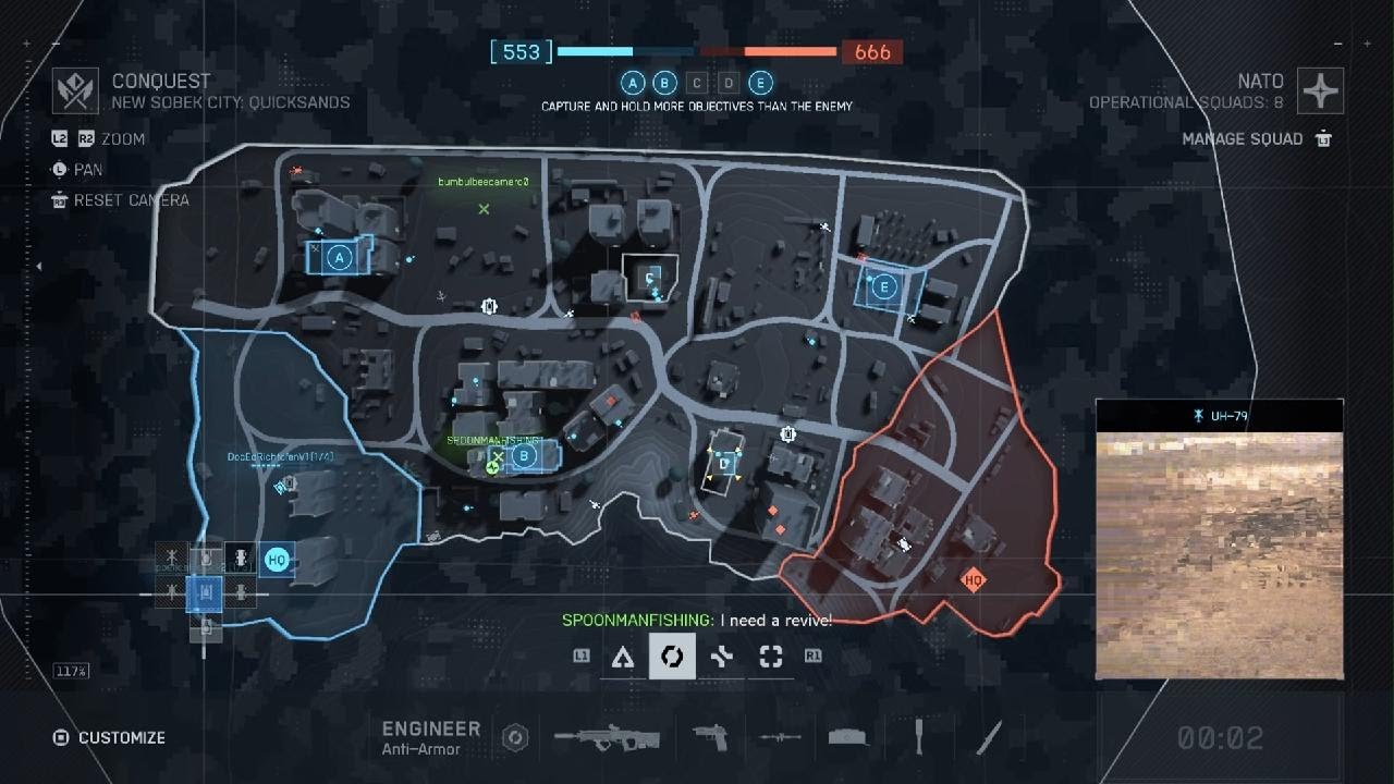 Battlefield 6 spawn selection rapid movement affecting spawn choice ...