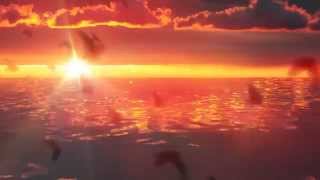Triem Test 027: Procedural Waves Sunset Test 2.