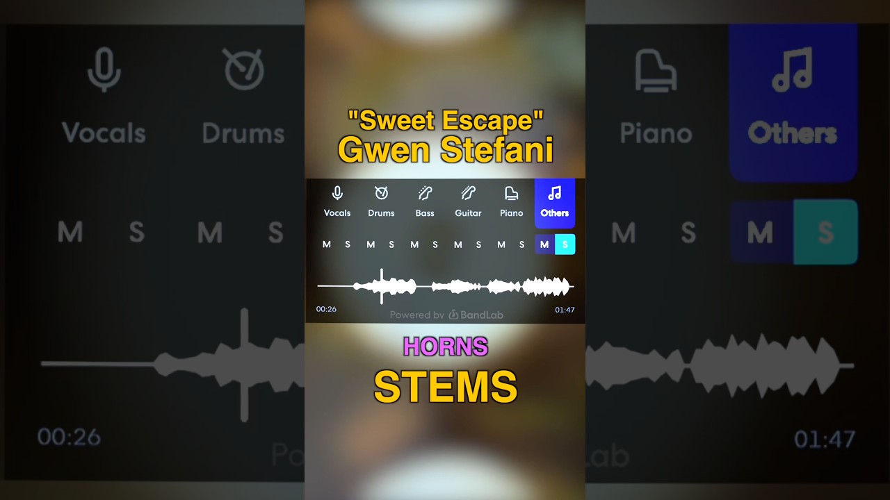 Stems of Songs: Sweet Escape by Gwen Stefani (2006) 🎧 