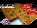 HERKESİN HAZIR ZANNEDECEĞİ ASLA YUMUŞAMAYAN ÇITIR ÇITIR ŞERBETLİ İRMİKLİ HASIR TEL KADAYIF TATLISI