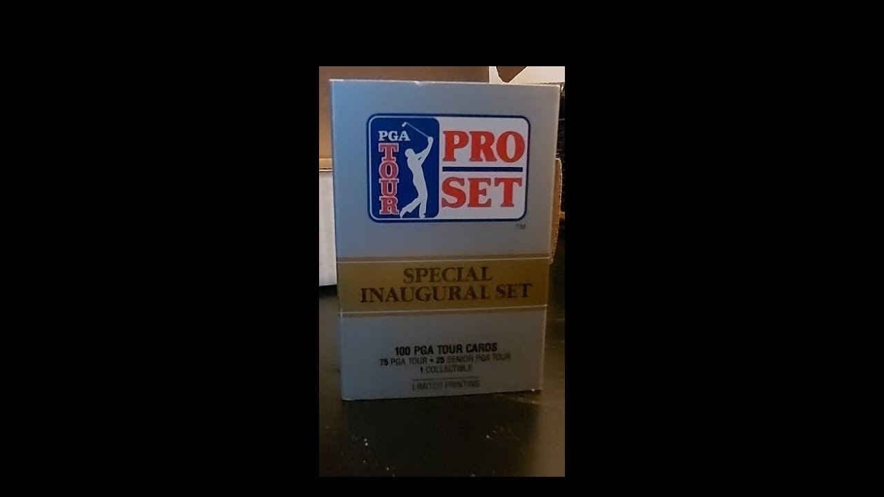1990 Inaugural Pga Tour Pro Set collection #mullets #visors #90's #asmr #junkwaxera #golf #pgatour