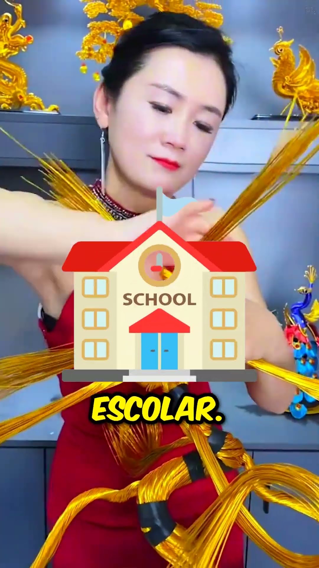 Mira, esta chica hizo un increíble proyecto para su hija ?#shorts