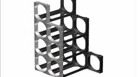 CellarStak Wine Racks, Module By Module Assembly Method