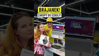 Czy Brajanek przechytrzy Mamę na zakupach do szkoły? 👀🎒#mediaexpert #szkoła #backtoschool