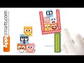 Number 4 With Pango Blocks - Fun Game Video for Kids