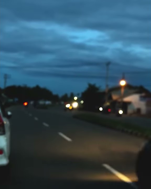 Story wa jalan malam hari polosan