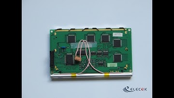 STN LCD Screen Display Panel 240*128 M214EP1S REV C used