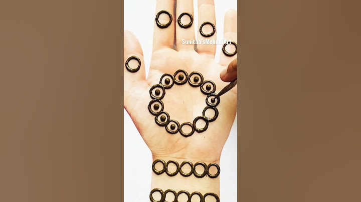 New trick! Easy Thread Mehndi Design Hack #diy #shorts #mehndi #mehndidesign #youtubeshorts #henna