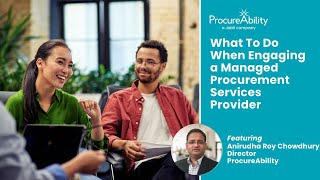 What To Do When Engaging a Managed Procurement Services Provider