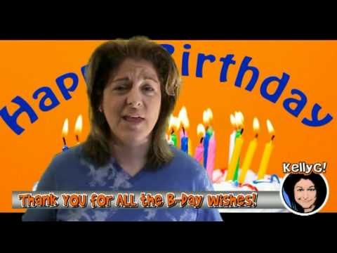 My Birthday Thank YOU video