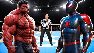 RED HULK VS SPIDER-MAN MILES MORALES - EPIC BATTLE